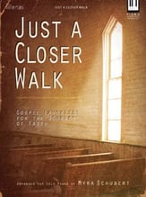 Just a Closer Walk piano sheet music cover